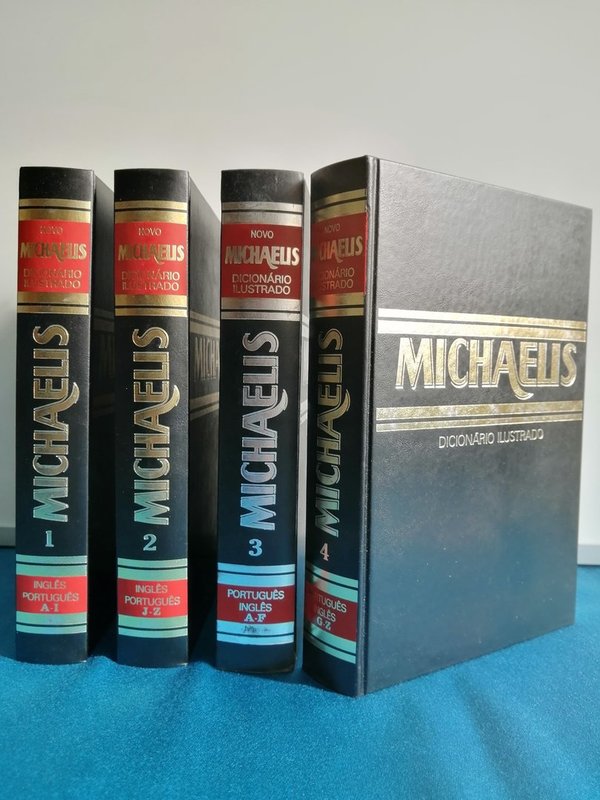 Dicionário Michaelis 4 Vols. Inglês/Português Port./Ing.