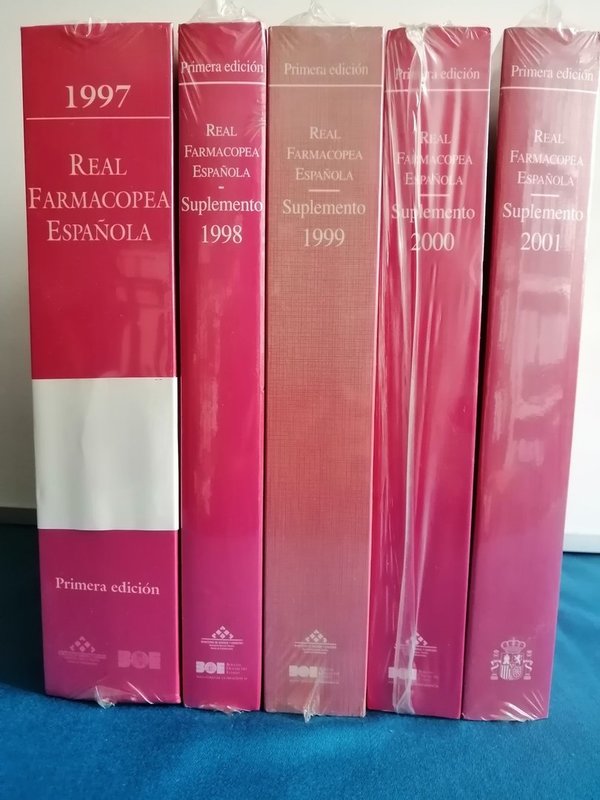 Real Farmacopea Española 5 Vols.
